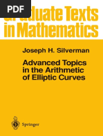 (Graduate Texts in Mathematics 151) Joseph H. Silverman (Auth.) - Advanced Topics in The Arithmetic of Elliptic Curves-Springer-Verlag New York (1994) PDF