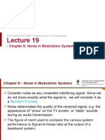 Chapter 8: Noise in Modulation Systems: ECE 44000 Fall 2020 - Transmission of Information