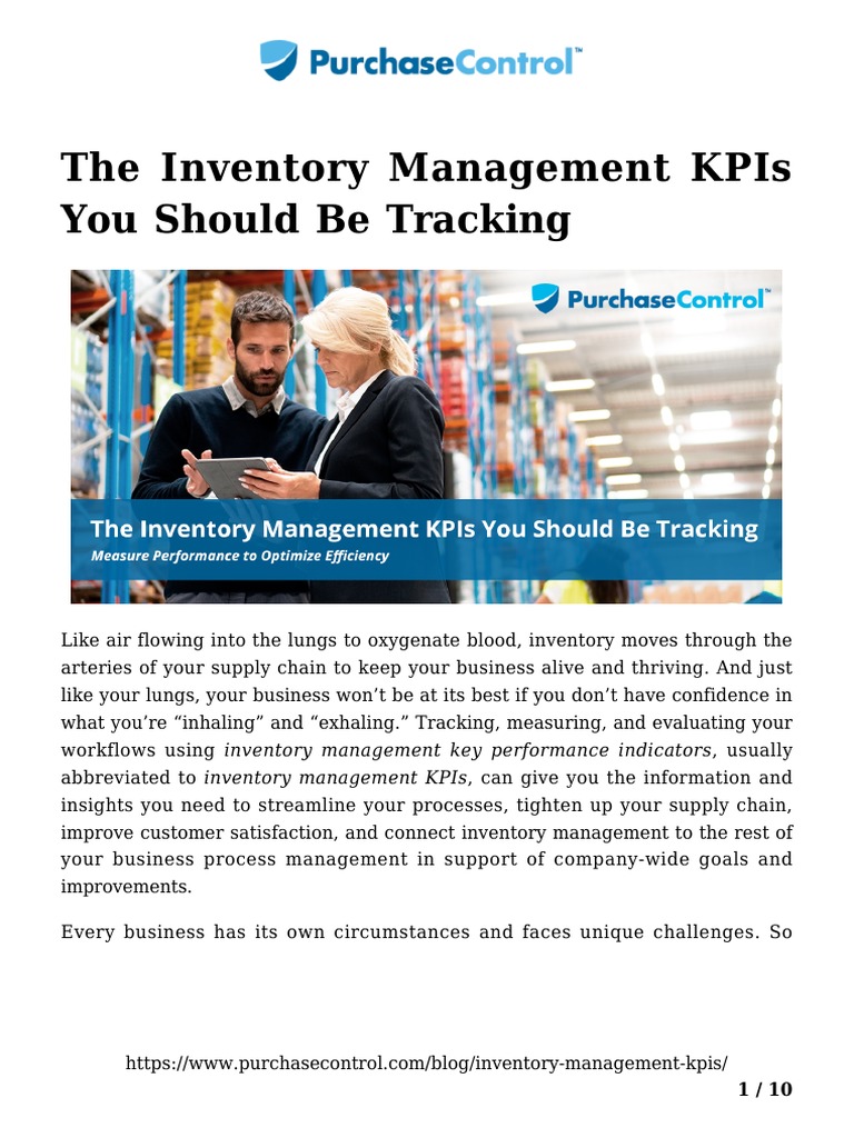 Essential Inventory Management KPIs | PDF