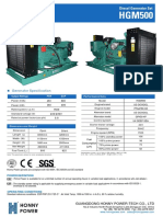 700 Kva Diesel Generator Set Model HG 700