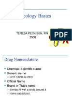 Pharmacology Basics: Teresa Peck BSN, RN 2008