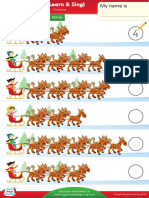 Jingle Bells Worksheet How Many Horses 1