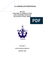 Diktat - Rule - Bki - V - Rules For Materials - 2009 PDF