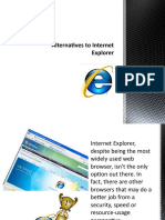 Alternatives To Internet Explorer
