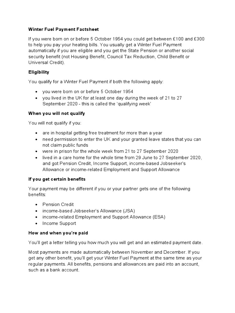 Pensioner Winter Fuel Payment 2024 Pdf Agna Merrill