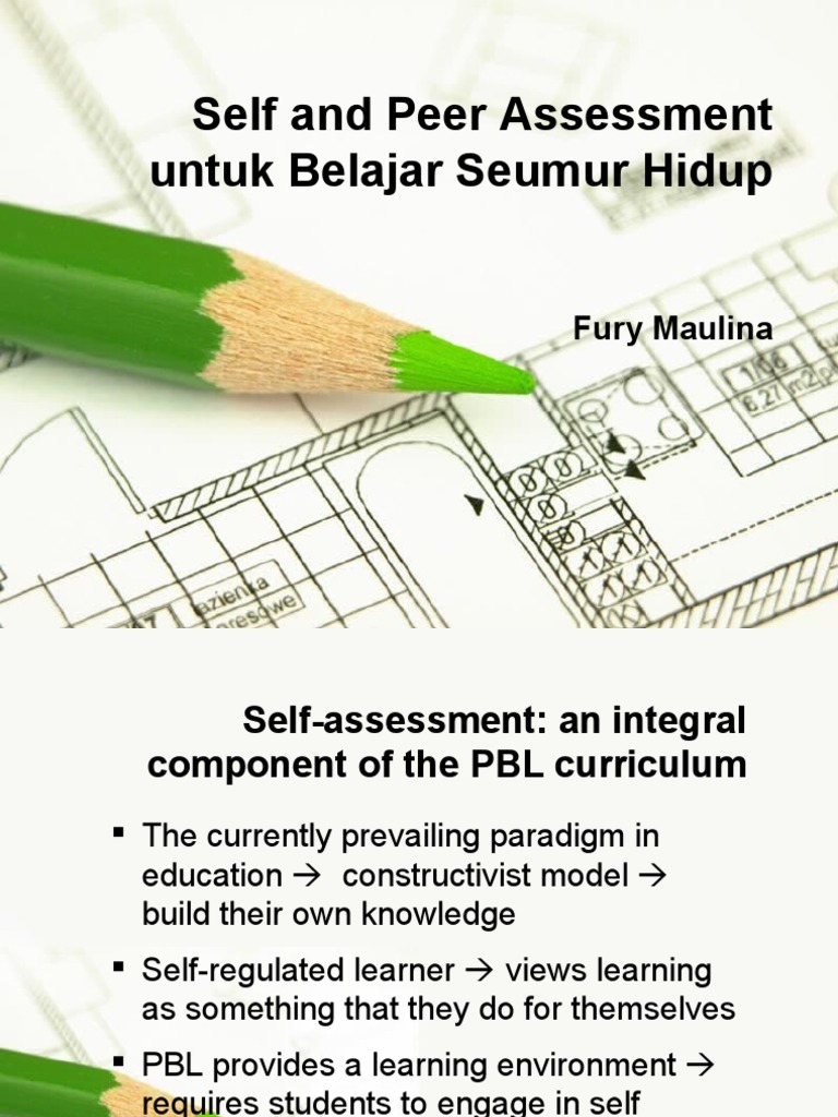 Self and Peer Assessment for Lifelong Learning | PDF | Educational ...