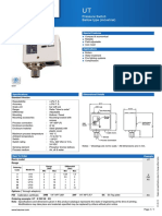 Pressure Switch Bellow Type (Industrial) : Special Features