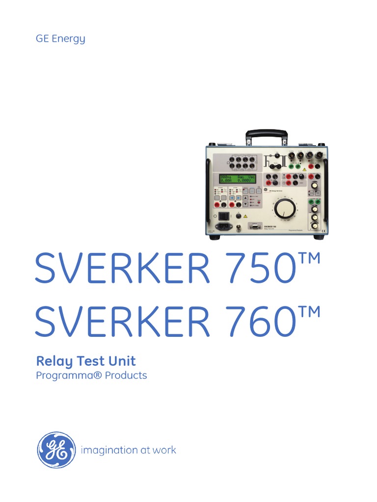 Sverker 750 Sverker 760 Relay Test Unit PDF Rectifier Relay