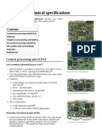 PlayStation Technical Specifications