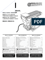 Operator'S Manual: Belt/Disc Sander