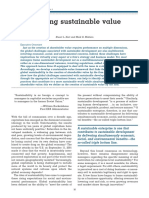 Creating Sustainable Value PDF