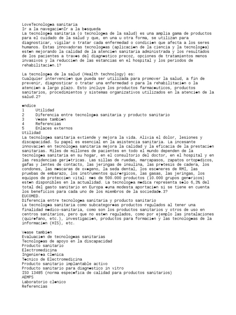 Innovaciones en Tecnología Sanitaria | PDF | Hospital | Ciencias de la ...