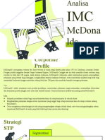 Analisis IMC McDonalds