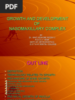 Growth and Development OF Nasomaxillary Complex