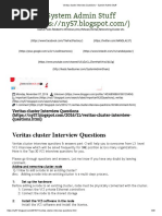 Veritas Cluster Interview Questions - System Admin Stuff PDF