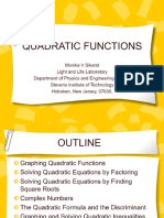 QUADRATIC FUNCTIONS - Stevens Institute of Technology PDF