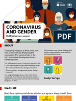 Coronavirus and Gender: Child-Led Learning Resource