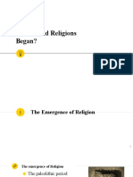 How World Religions Began