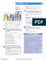 Optimise Your Grammar - A2: Past Continuous, Linking Words