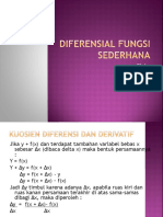 Diferensial Fungsi Sederhana PDF