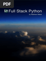 Full Stack Python Matthew Makai