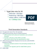 Cdma 2000: - Target Data Rates For 3G