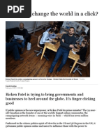 Download The Times profile of Avaaz and Ricken Patel Feb 9 2011 by vqtfiinbmc SN48808533 doc pdf