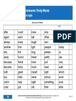 1b Tricky Words PDF