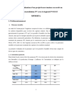 Réalisation PVSYST PDF