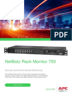 Netbotz Rack Monitor 750: Security and Environmental Monitoring