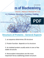 Lehninger Chapter4 - Protein Structure