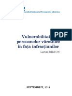 Vulnerabilitatea Persoanelor Varstnice in Fata Infractiunilor PDF