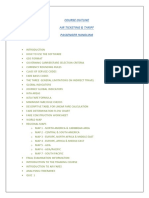 Course Outline Air Ticketing & Tariff Passenger Handling