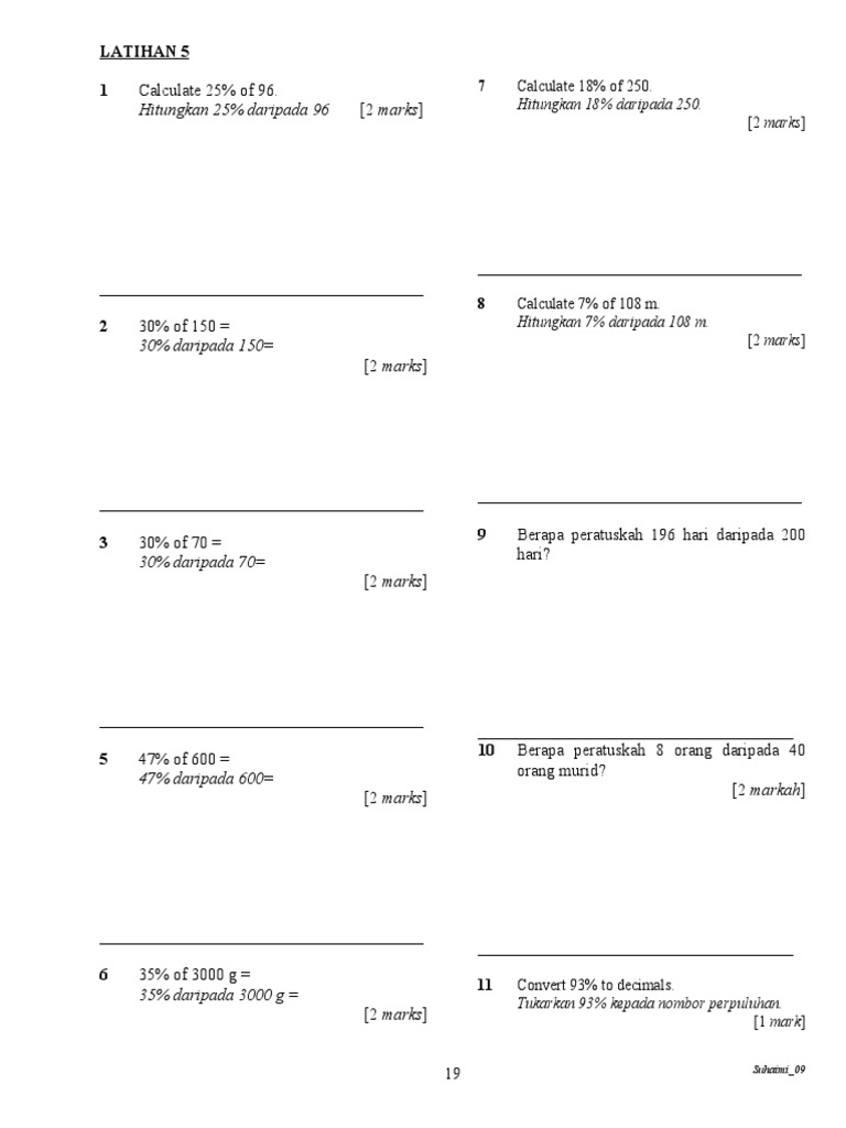 Latihan 5 | PDF