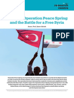 Turkey's Operation Peace Spring and The Battle For A Free Syria
