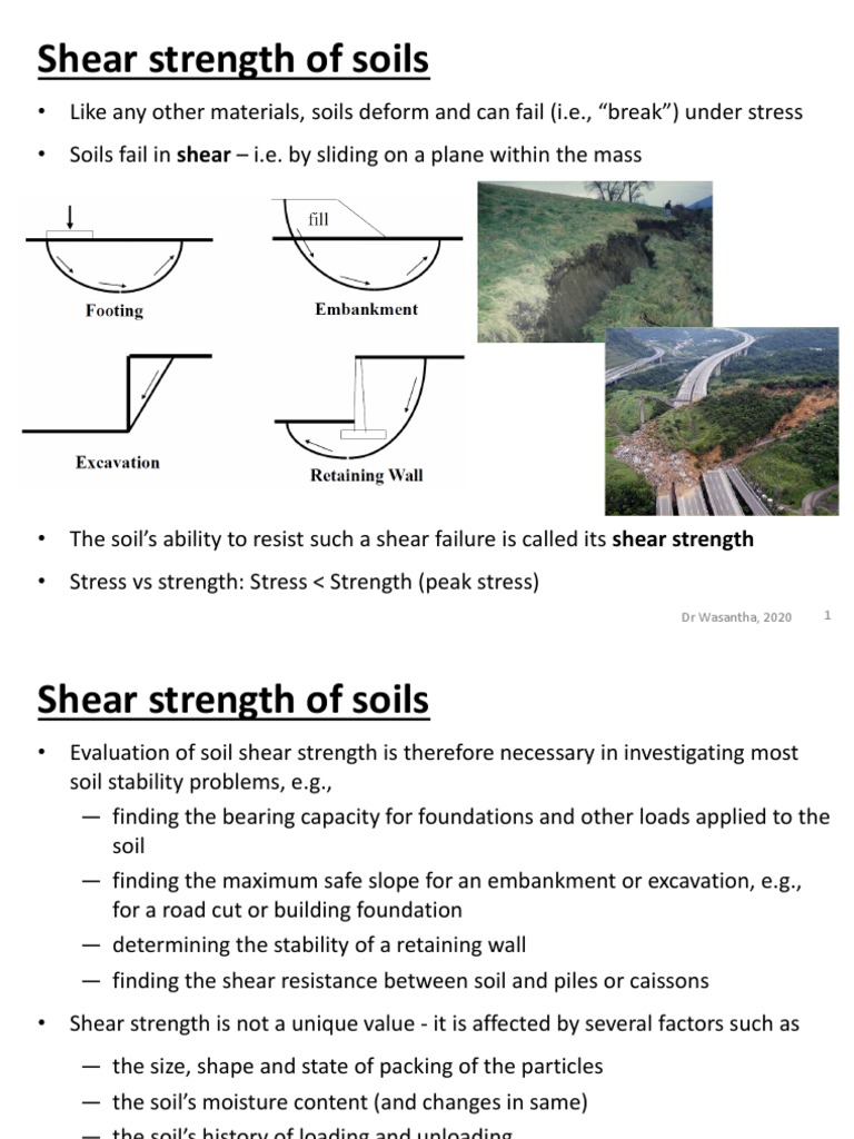 Session 7 - Shear Strength of Soils | PDF | Strength Of Materials ...
