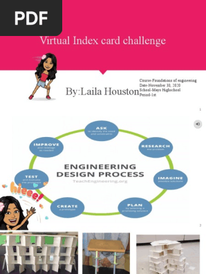 laila houston - virtual index card challenge