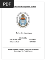 O Nline Railway Management System: Deliverable