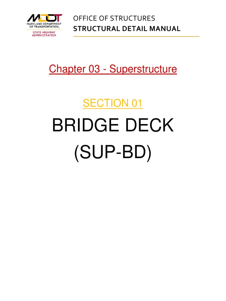 Bridge Deck Structural Details Guide | PDF | Truss | Bridge