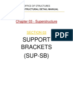 Support Brackets (SUP-SB) : Chapter 03 - Superstructure