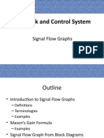 Feedback and Control System: Signal Flow Graphs