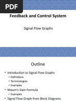 Feedback and Control System: Signal Flow Graphs