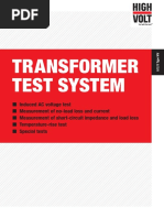 Transformer Test System