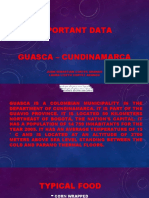 Important Data of Guasca