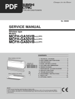 Mitsubishi MCFH-GA35-60 Service Manual (OB380)