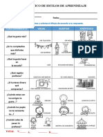 Test Diagnostico Estilo de Aprendizaje MEEP