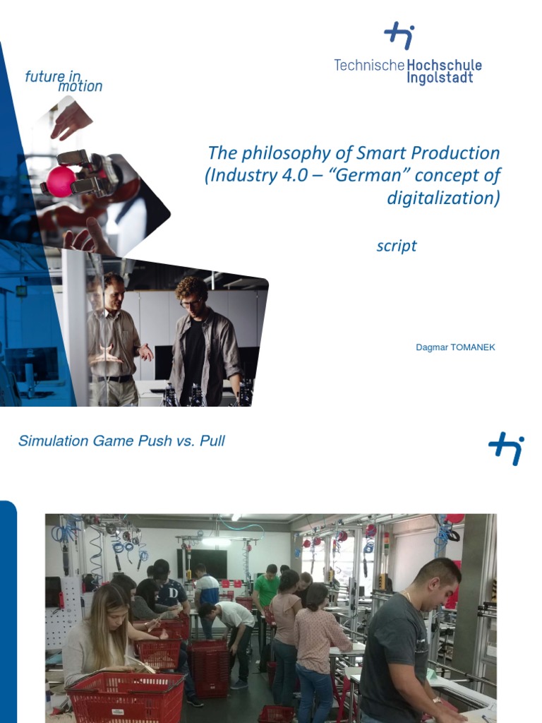 The Philosophy Of Smart Production Industry 4 0 German Concept Of