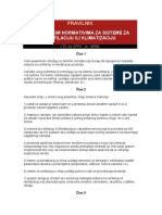 PRAVILNIK o Tehn Norm Za Sisteme Za Ventil I Klimat 38-89
