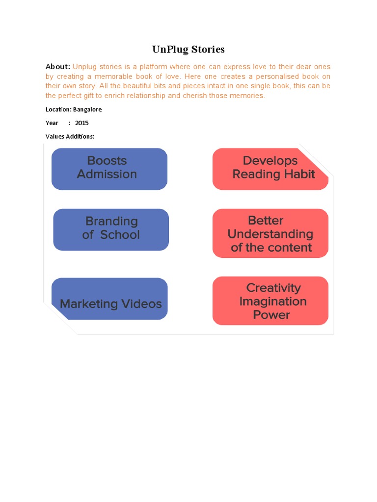 UnPlug Stories | PDF