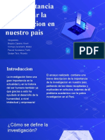 PPT, Ensayo, Importancia de La Investigacion en El Peru